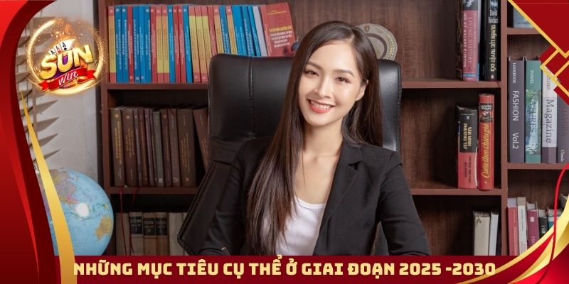 Những mục tiêu cụ thể ở giai đoạn 2025 -2030