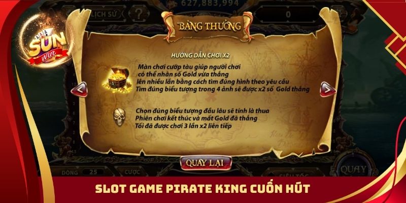 Slot game Pirate King cuốn hút