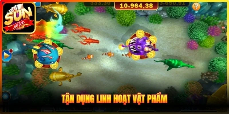Tận dụng linh hoạt vật phẩm