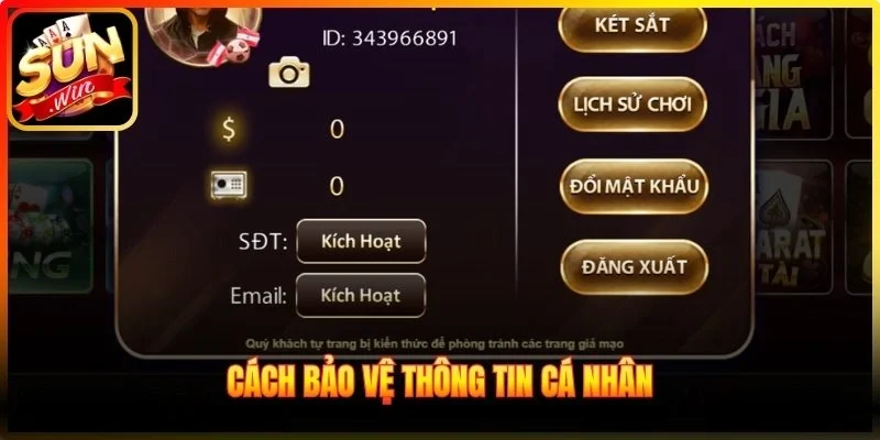 Cách bảo vệ thông tin cá nhân