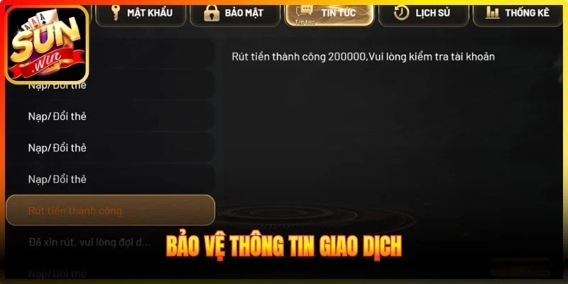 Bảo vệ thông tin giao dịch