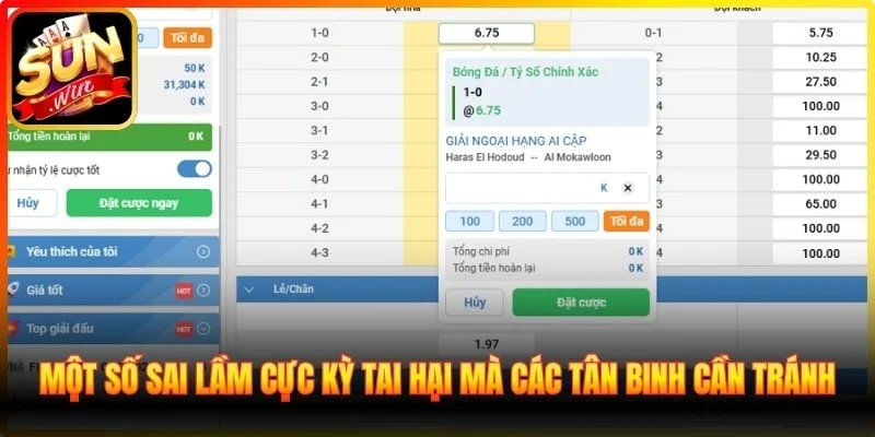 Một số sai lầm cực kỳ tai hại mà các tân binh cần tránh