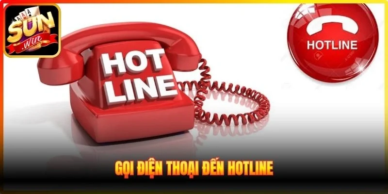 Gọi điện thoại đến hotline