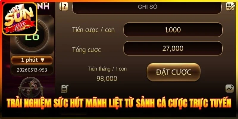 Trải nghiệm sức hút mãnh liệt từ sảnh cá cược trực tuyến