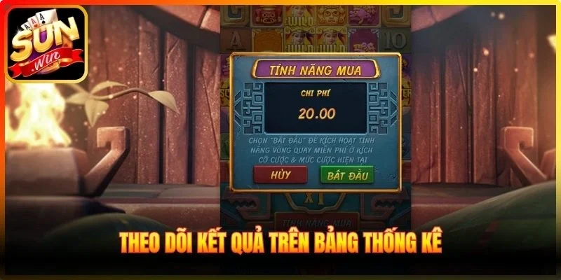 Theo dõi kết quả trên bảng thống kê