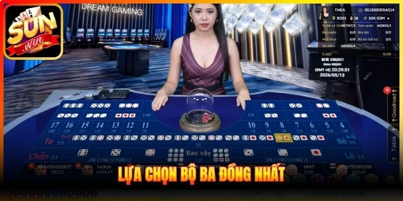Lựa chọn bộ ba đồng nhất