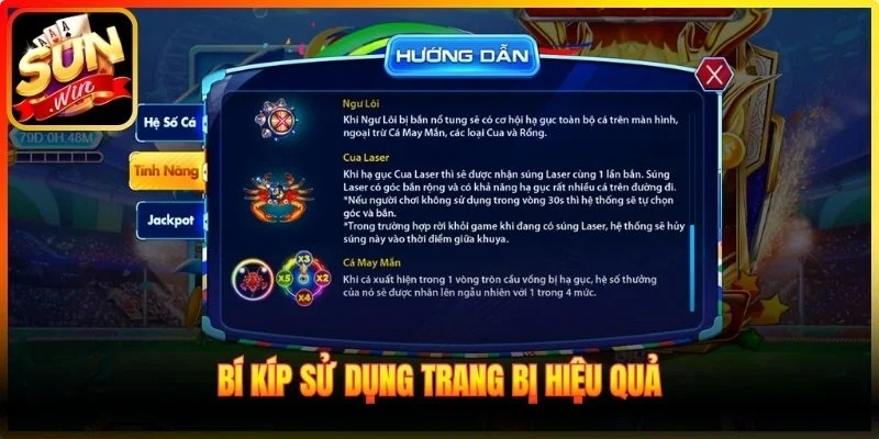 Bí kíp sử dụng trang bị hiệu quả