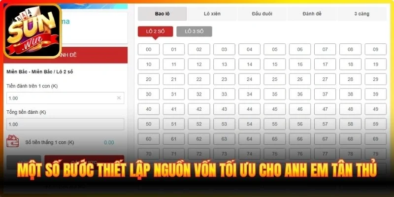 Một số bước thiết lập nguồn vốn tối ưu cho anh em tân thủ