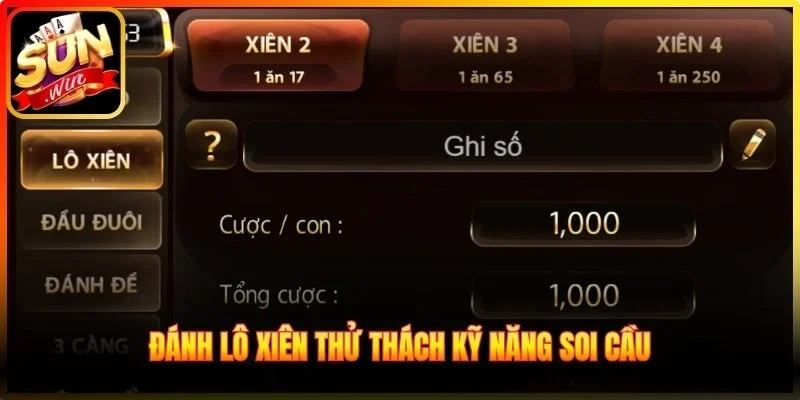 Đánh lô xiên thử thách kỹ năng soi cầu
